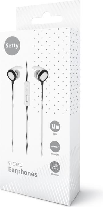 Produktbild Setty Sport In-ear Kopfhörer (keine Geräuschunterdrückung, Kabelgebunden)
