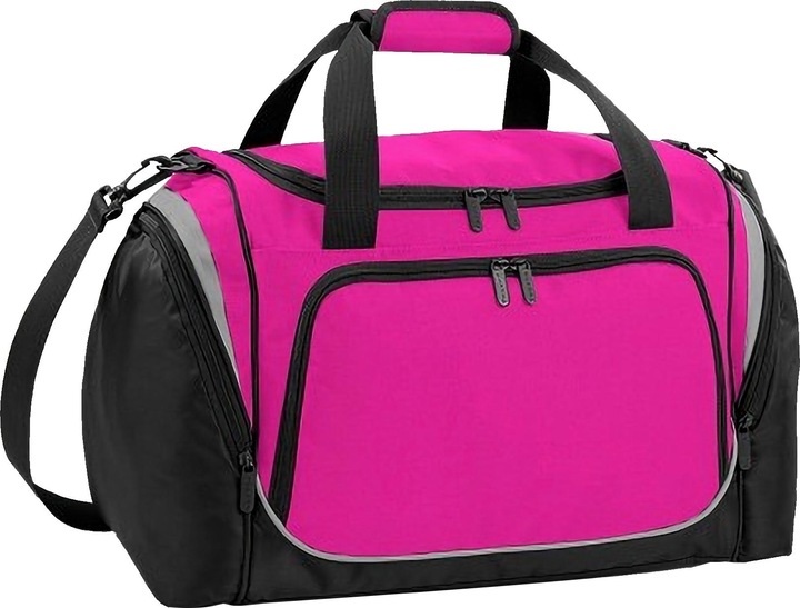 Fuchsia, Schwarz, Hellgrau