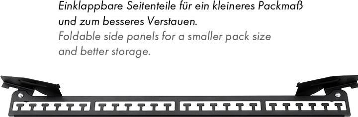 Immagine prodotto LogiLink Modulares 24-Port Cat.6A Keystone Patchpanel, 1 HE, 19" Einbau, PrimeLine