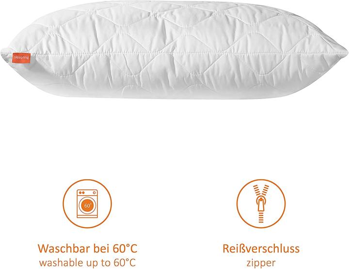 Produktbild Third of Life Kopfkissen 2er Set - 100% Polyester (Mikrofaser) - sehr weich - waschbar bis 60 Grad - Ökotex Standa (40 x 80 cm)