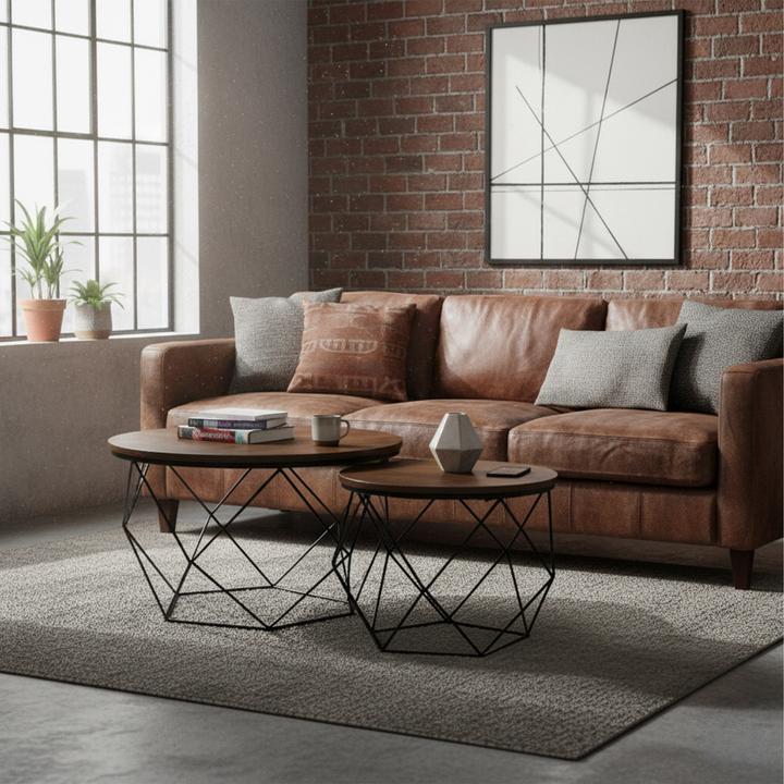 Image du produit Relaxdays Ensemble de 2 tables déco (12 x 40 cm, 13 x 50 cm)