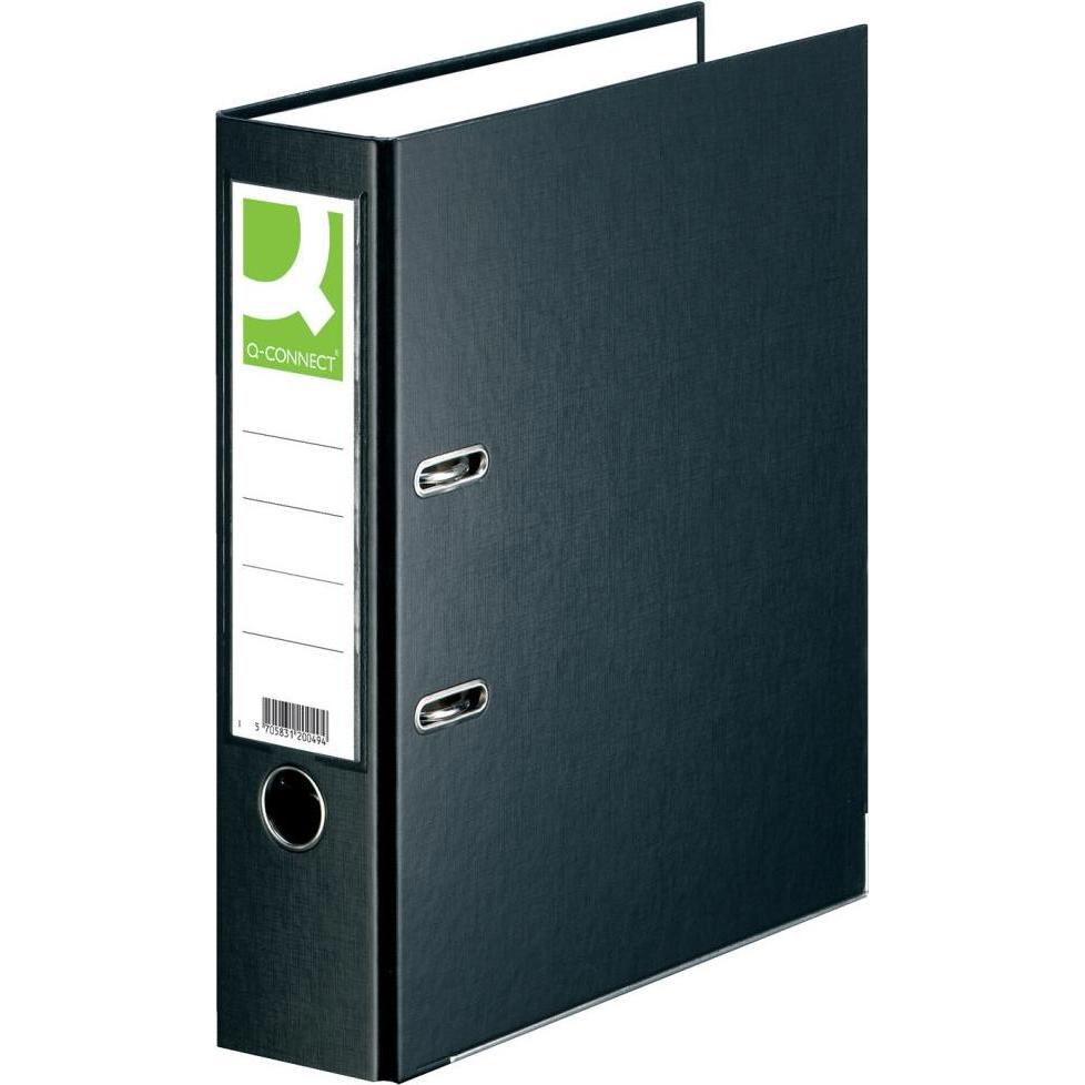 Q-Connect, Ordner, Ordner PP A4 80 mm schwarz (A4, 80 mm)