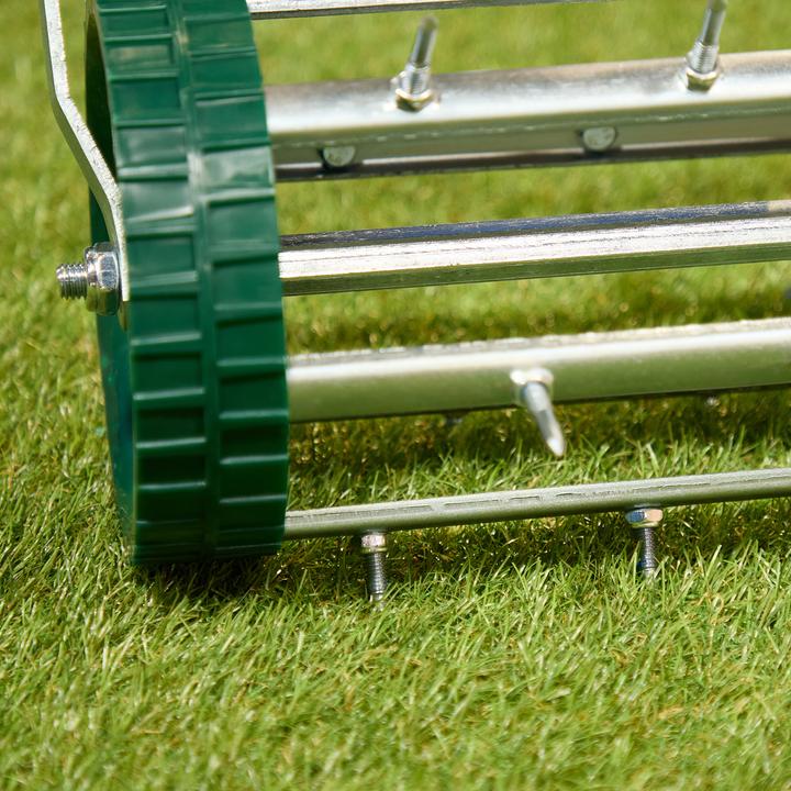 Actual product image Relaxdays Lawn aerator