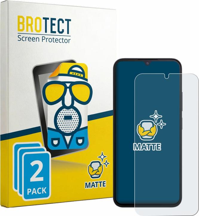 Produktbild BROTECT Entspiegelungsfolie für Xiaomi Redmi A7 Displayschutz Displayschutzfolie Folie Matt (2 Stk., Xiaomi Redmi 7)