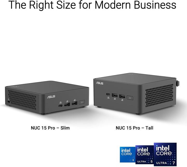 Actual product image ASUS NUC 15 Pro+ (Intel Core Ultra 7 255H)