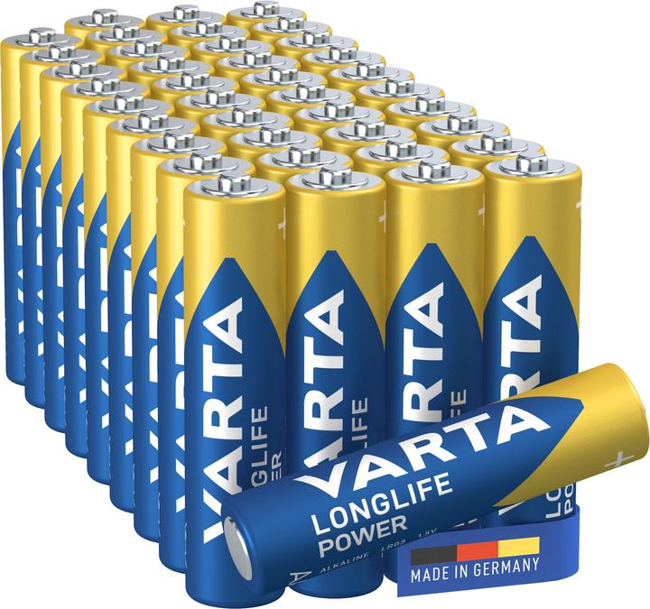 Actual product image Varta Micro (AAA) Battery Alkali-Ma (40 pcs., AAA, 1260 mAh)