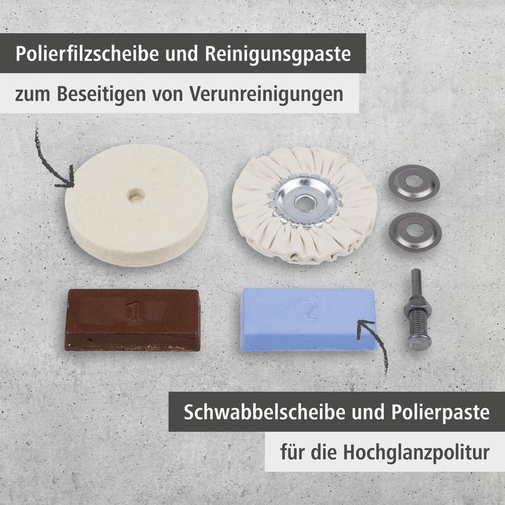 Produktbild wolfcraft 1 Hobby-Polier-Set 5-tlg.