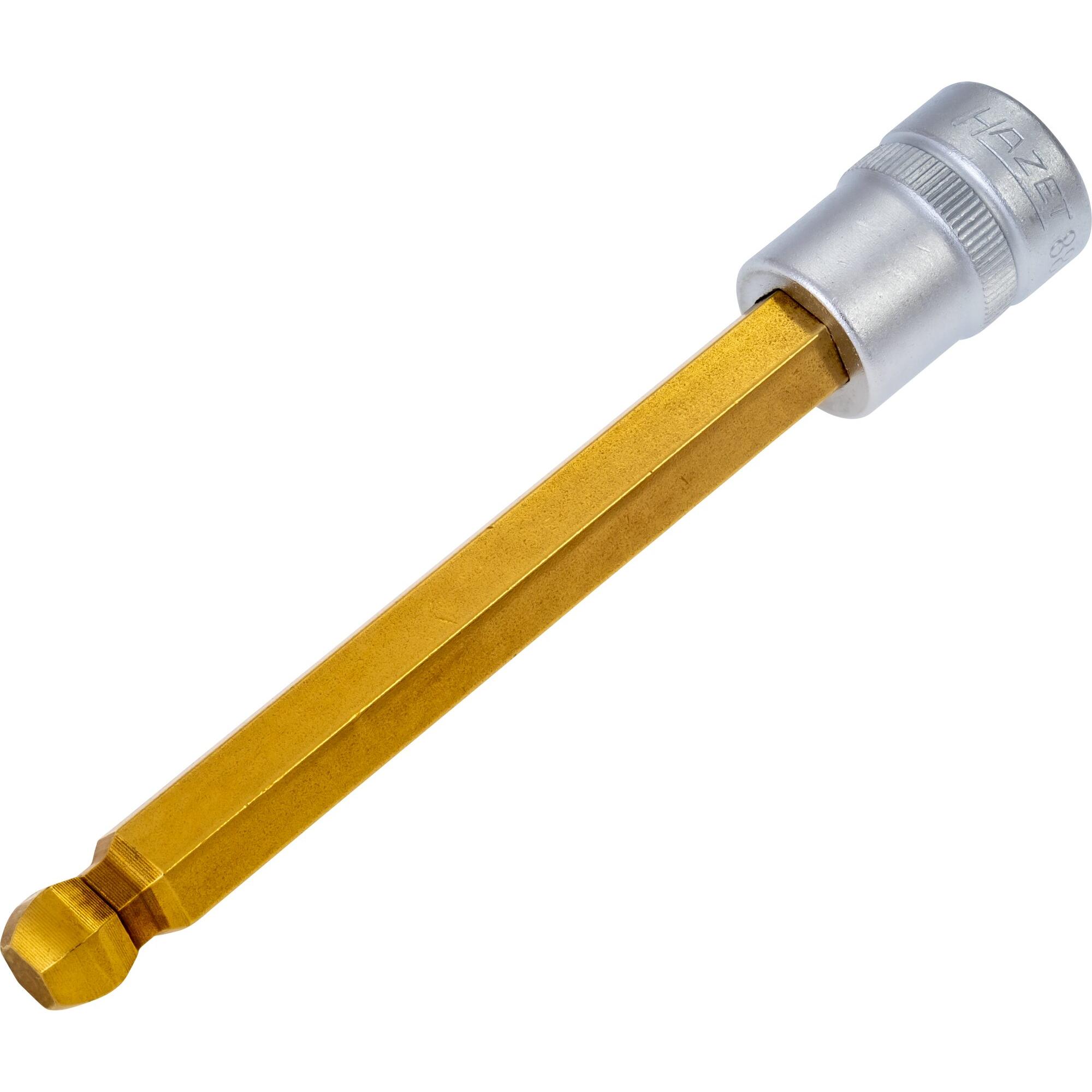 HAZET, Steckschlüssel + Stecknuss, Schraubendreher-Steckschlüsseleinsatz 8801KK-10 ∙ Vierkant10 mm (3/8 Zoll) ∙ Innen Se...