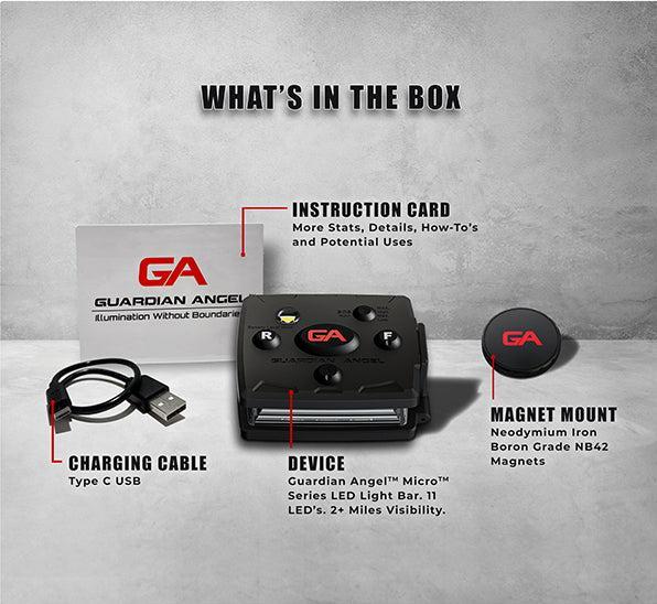 Image du produit Guardian Angel Sicherheitslicht MICRO RED/GREEN, inkl. Akku