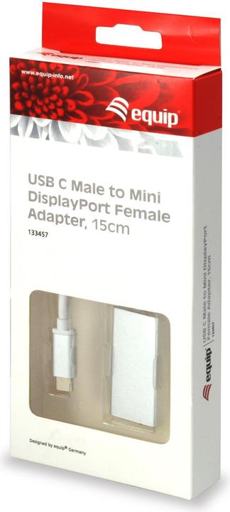 Produktbild equip Mini DisplayPort — USB Typ C (USB Typ-C, 15 cm)