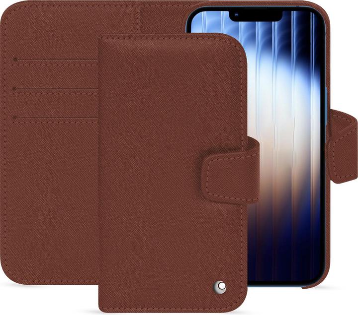 Actual product image Noreve Apple iPhone 16E leather wallet case (Apple iPhone 16e)