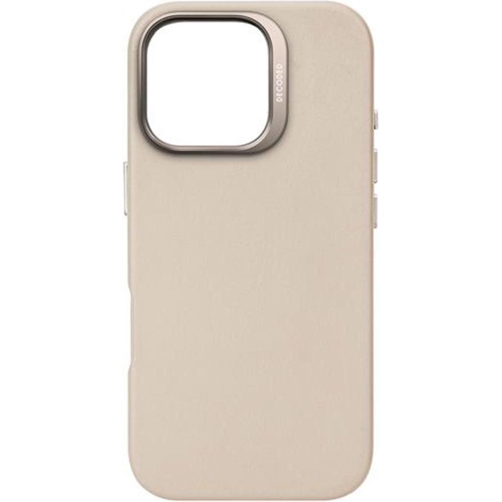 Decoded Hülle für iPhone 16 Pro Stossfest MagSafe (Apple iPhone 16 Pro), Smartphone Hülle, Beige