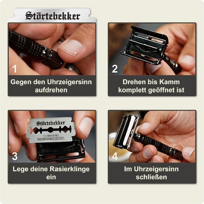 Produktbild Störtebekker Premium Rasierhobel Set