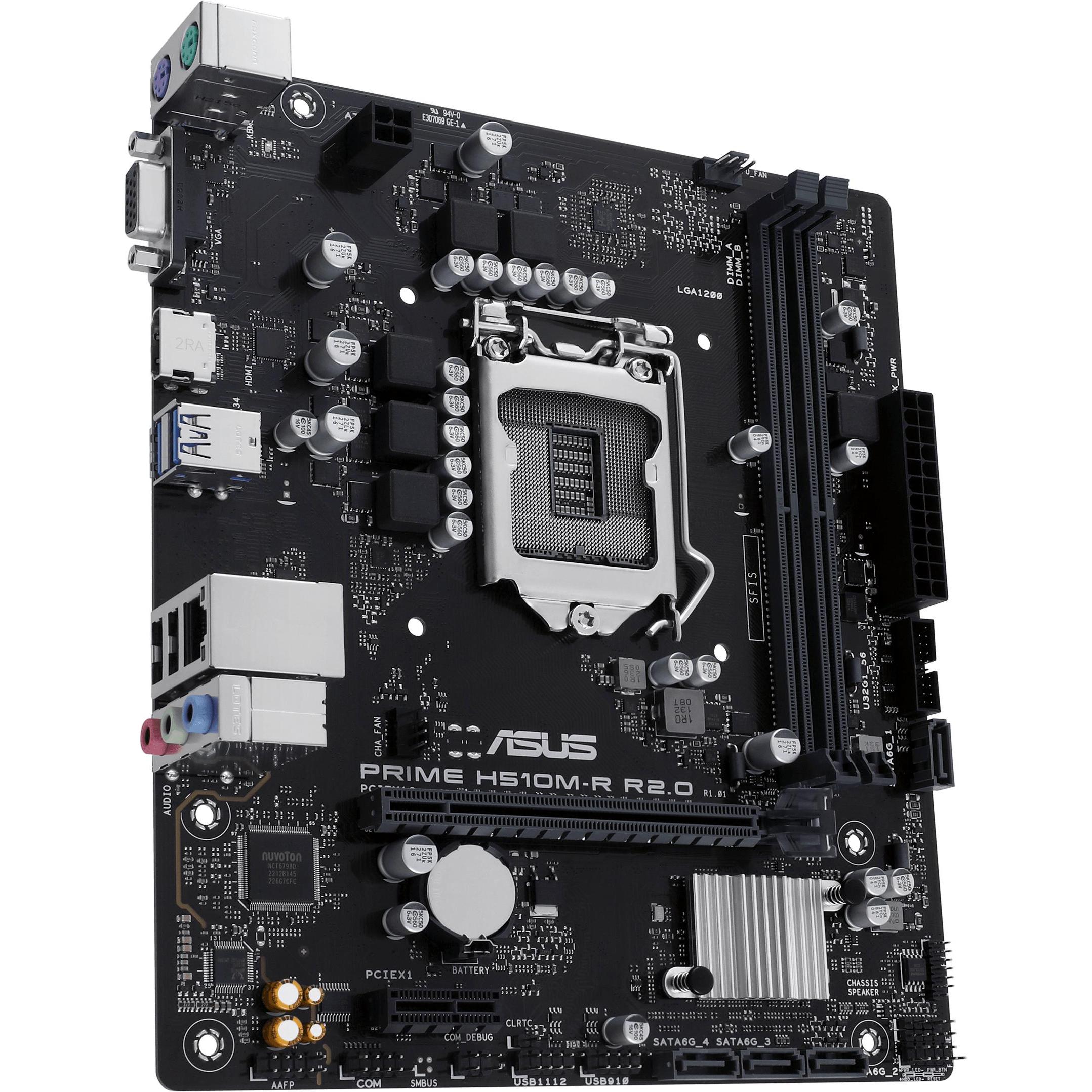 ASUS PRIME H510M-R R2.0-SI (LGA 1200, Intel H470, mATX), Mainboard