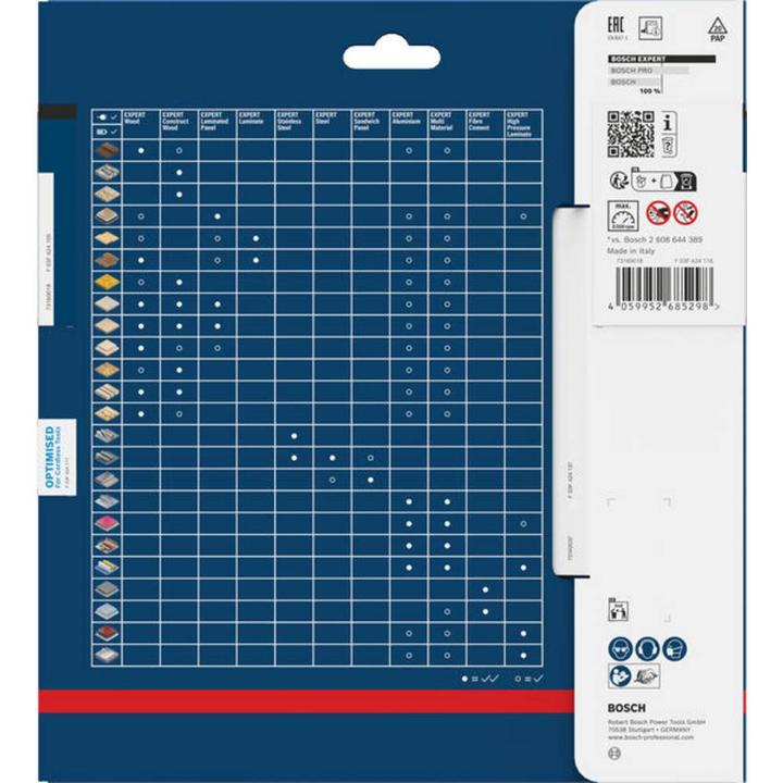 Produktbild DeWalt Bosch 2608902201 EXPERT cirkelzaagblad - 190 x 30 x 4T - vezelcementplaten