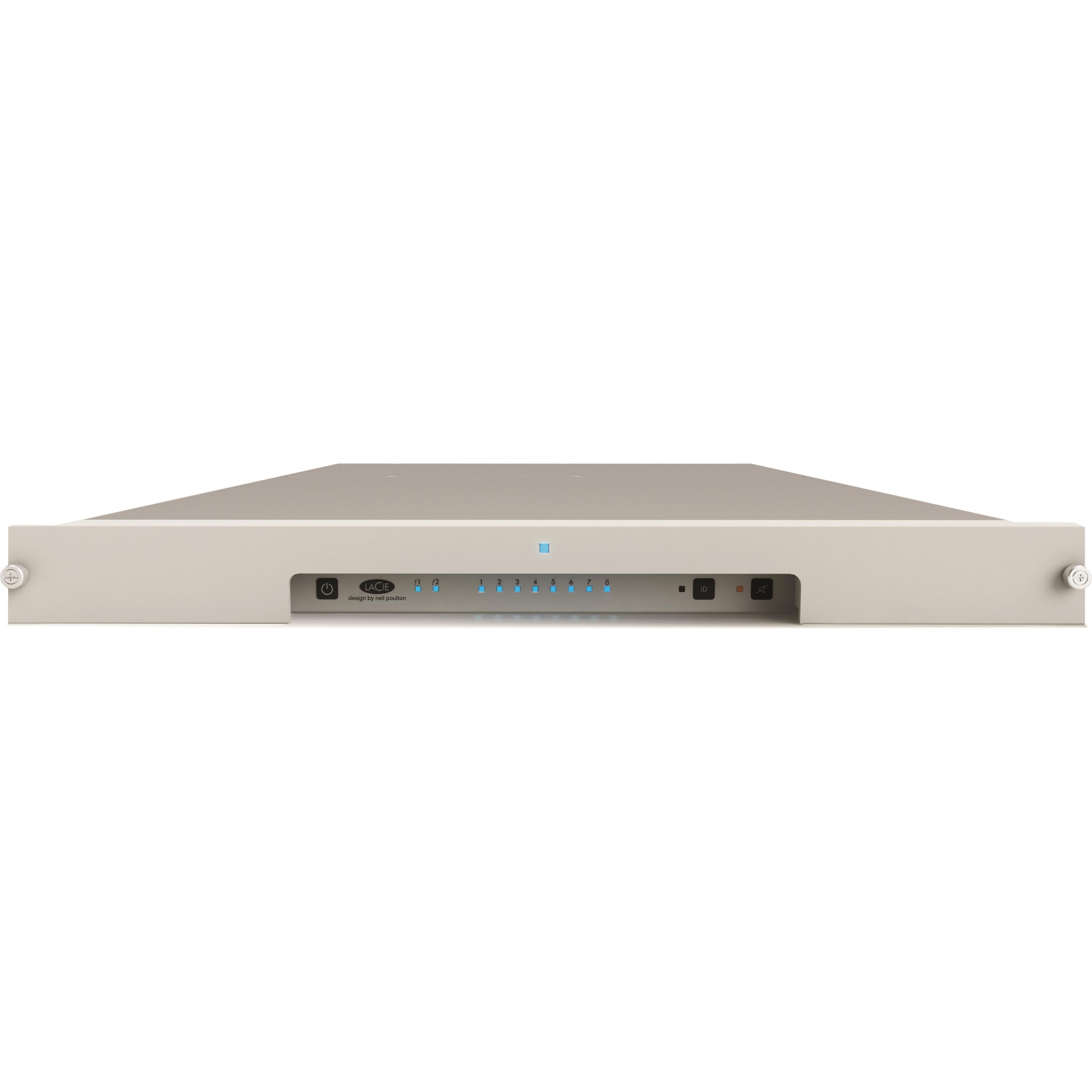 LaCie 8big Rack Thunderbolt 2, NAS, Silber