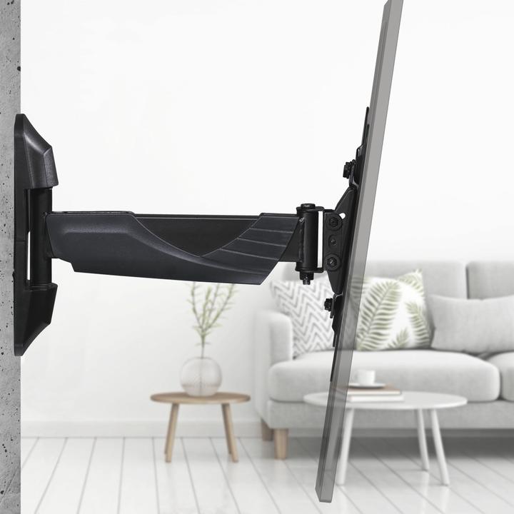 Immagine prodotto Hama Supporto a parete per TV, girevole, inclinabile, 122 cm (48") fino a 35 kg (Muro, 48", 35 kg)