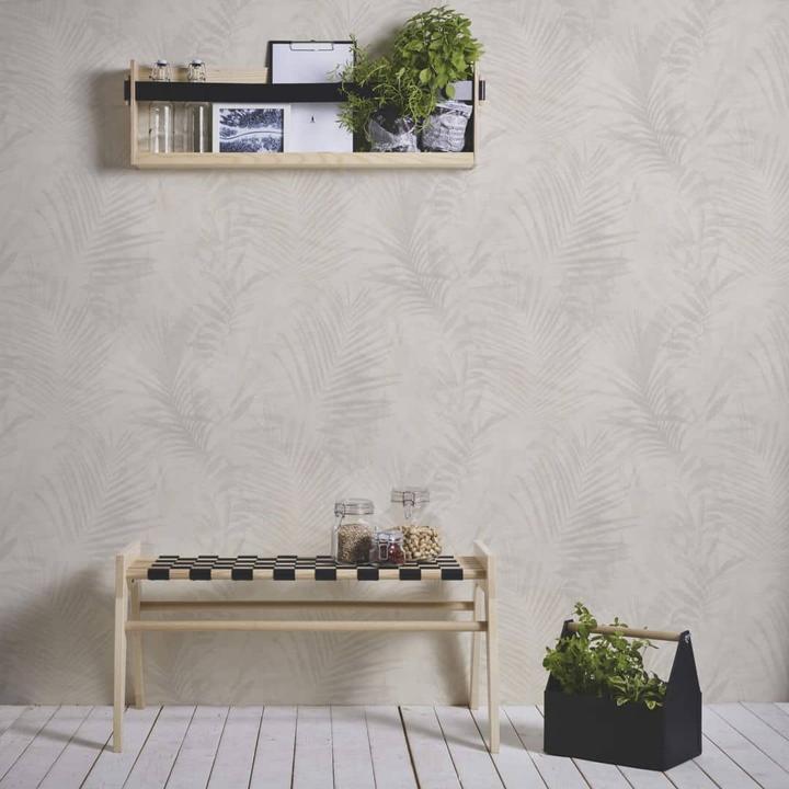 Produktbild A.S. Création Tropical Concret mit Palmenblättern (53 x 1005 cm)