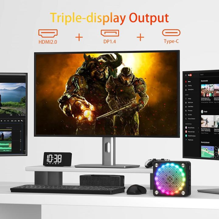 Actual product image Awow Mini PC mit AMD Ryzen 5 Prozessor (512 GB, 32 GB, AMD Ryzen 5 7430U, Radeon Pro Duo)