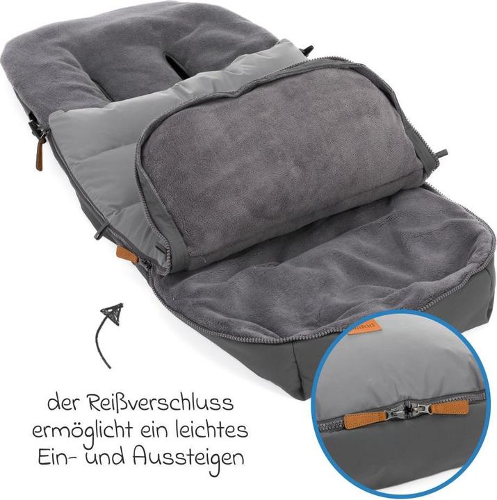Image du produit Fillikid Fusssäcke für Kinderwagen & Buggys Fleece-Fusssack Kinley Reflect mit reflektierendem