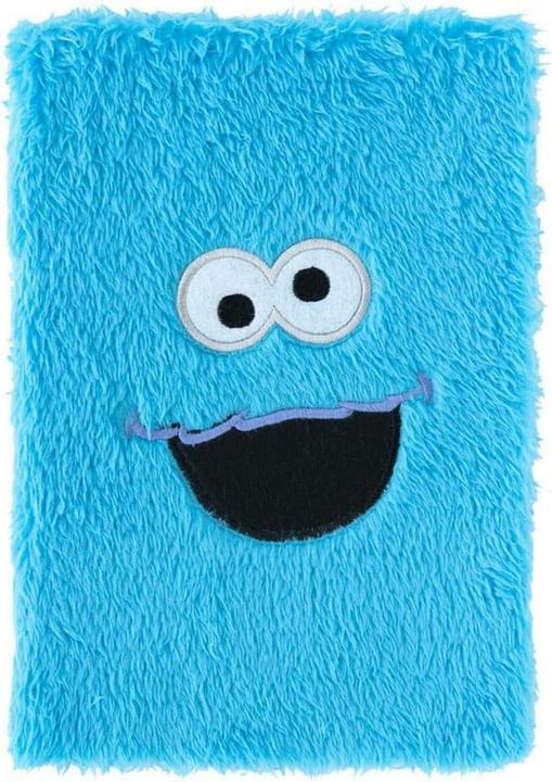 Sesame Street Cookie Monster A5 premium plush notebook (A5, Copertina rigida)