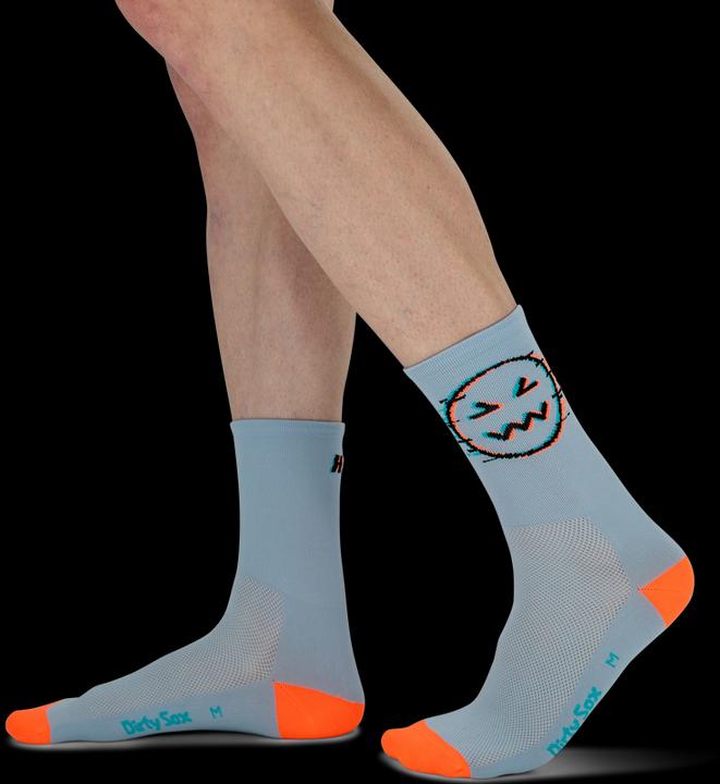Produktbild Dirtysox Hammer Time - Velosocken - Cloud Gray - 20cm (44 - 47)