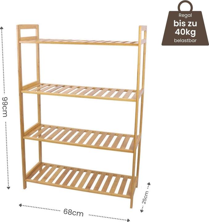 Immagine prodotto Hermex Scaffale portaoggetti (68 x 25 x 99 cm)