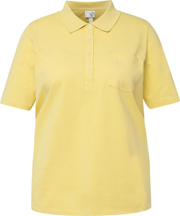 Actual product image Ulla Popken Classic Fit Short Sleeve Polo Shirt (46, 48)