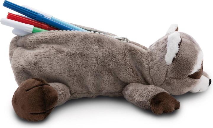 Productafbeelding NICI 61317 Pen etui wasbeer Lenno 25x8x9cm GROEN