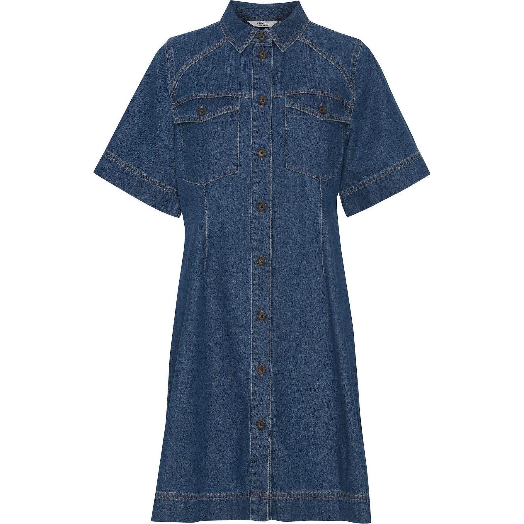Thumbnail - B.young, Damen, Kleider, jeanskleid damen kolpa, Blau, (34)