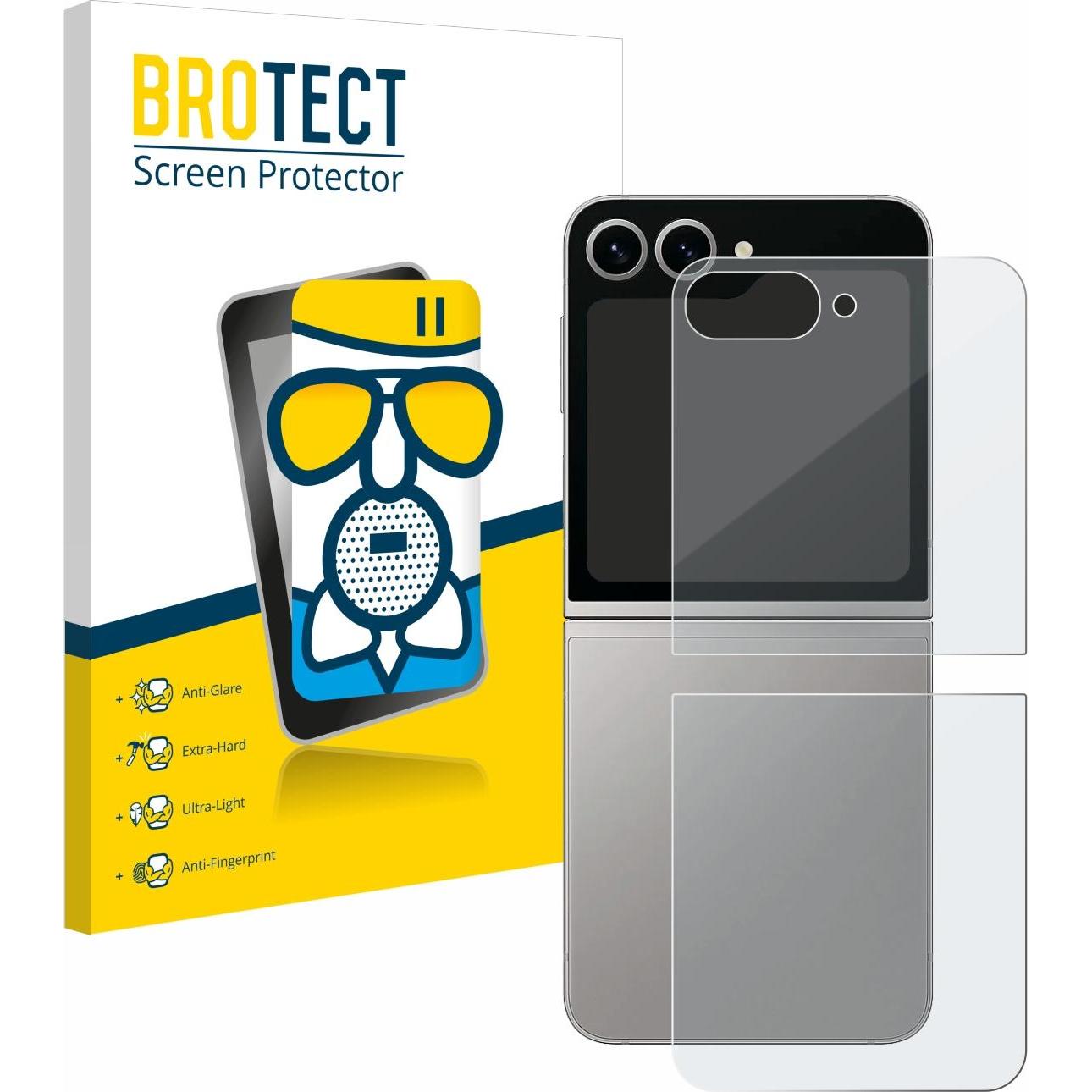 BROTECT Schutzglas Schutzfolie Glas Folie Displayschutz matt (1 Stück, Samsung Galaxy S21), Smartphone Schutzfolie, Grau