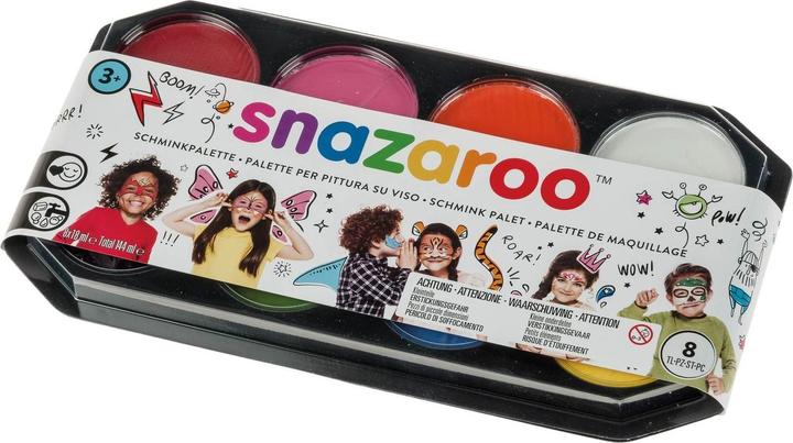 Actual product image Snazaroo Accessories Make-up Palette Jumbo, 8 x 18 ml