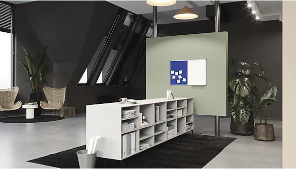 Actual product image Legamaster UNITE combiboard feutre bleu-tableau blanc 60x90cm (60 x 90 cm)