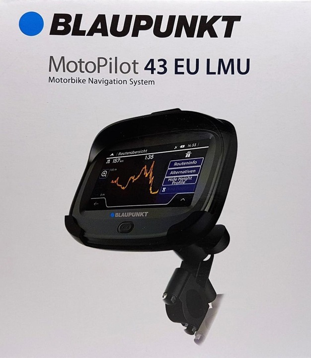 Produktbild Blaupunkt MotoPilot 43 EU LMU, Motorrad, Fussgänger Navigationsgerät (4.30")
