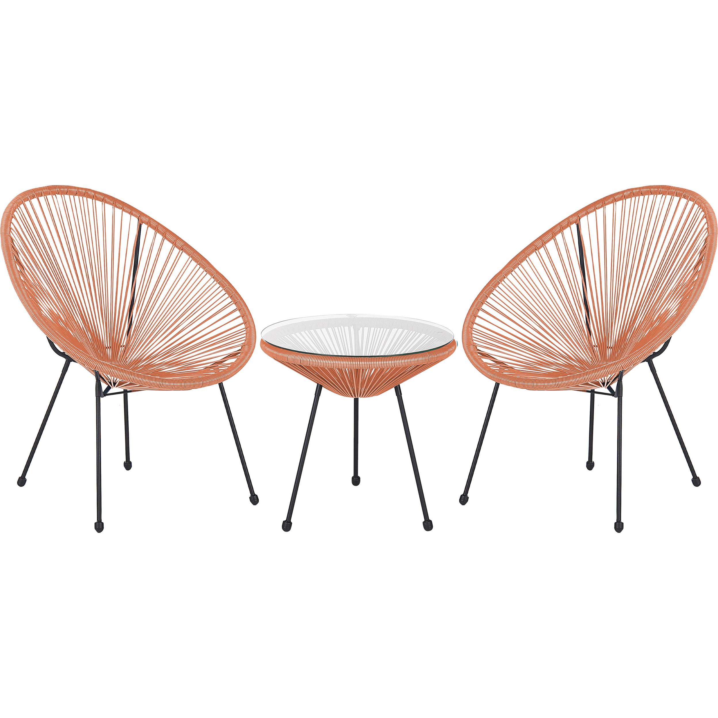 Beliani, Gartentisch + Balkontisch, Acapulco (70 cm)
