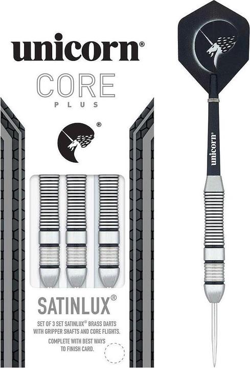 Actual product image Unicorn Core Plus Satinlux Steel Darts 1 set (22 g)