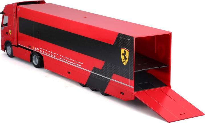 Produktbild Bburago Ferrari Trailer Iveco S-Way + 1 Ferrari SF23 1/43