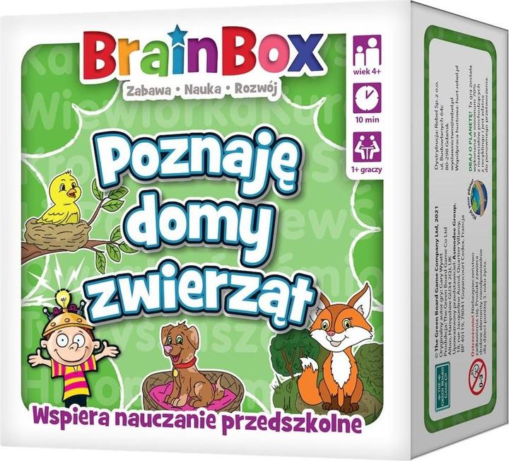 Actual product image Rebel Gra BrainBox - Poznaję domy zwierząt