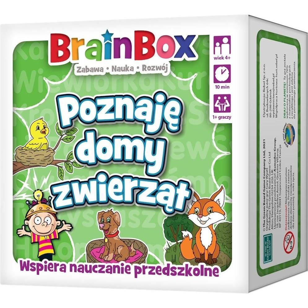 Rebel Gra BrainBox - Poznaję domy zwierząt