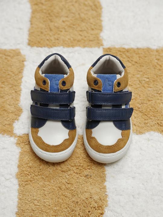 Produktbild Vertbaudet Kinder Leder Sneakers mit Klettverschluss (21)