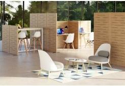 Produktbild Paperflow Akustik-Holztrennwand, (B)795 x (H)1.400 mm