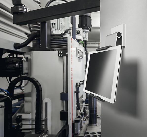 Actual product image Durable Tablet Holder WALL PRO metallic 8935-23