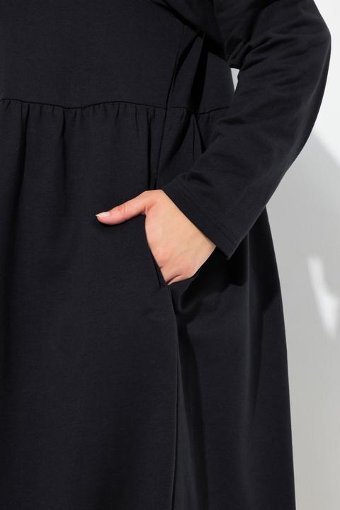 Actual product image Ulla Popken Hooded Long Sleeve Jersey Dress (42, 44)