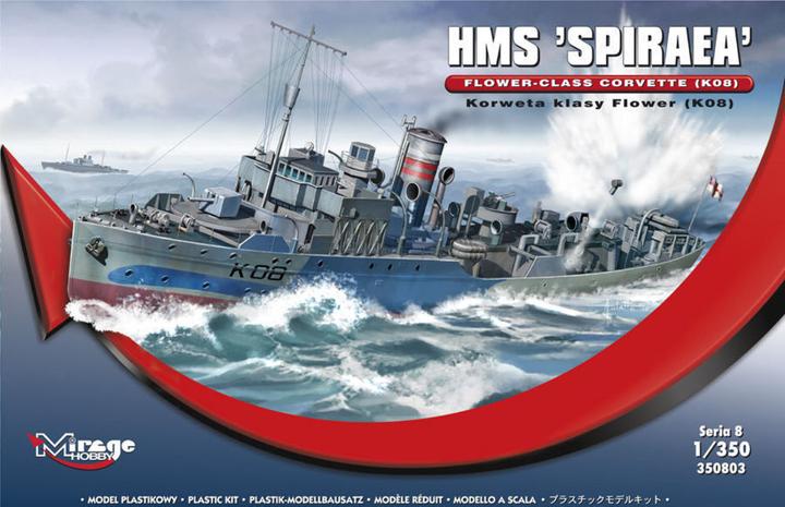 Actual product image Mirage Hobby HMS SPIRAEA Flower-Class Corvette (K08)
