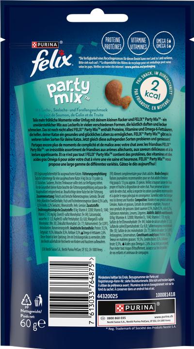 Actual product image Felix Party mix beach fun (Adult, 8 pcs., 480 g)