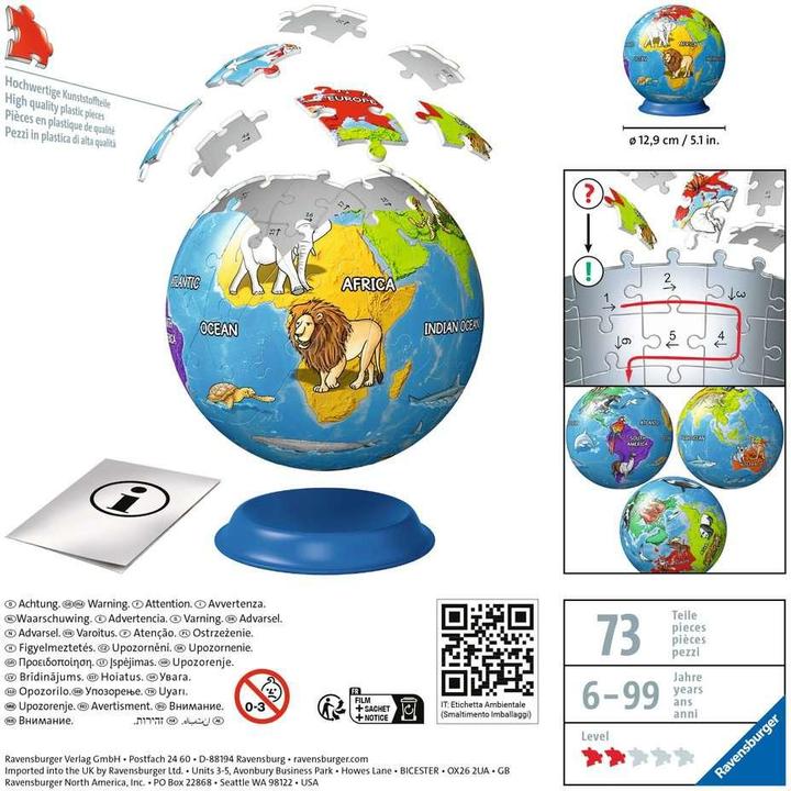 Produktbild Ravensburger Kindererde (72 Teile)