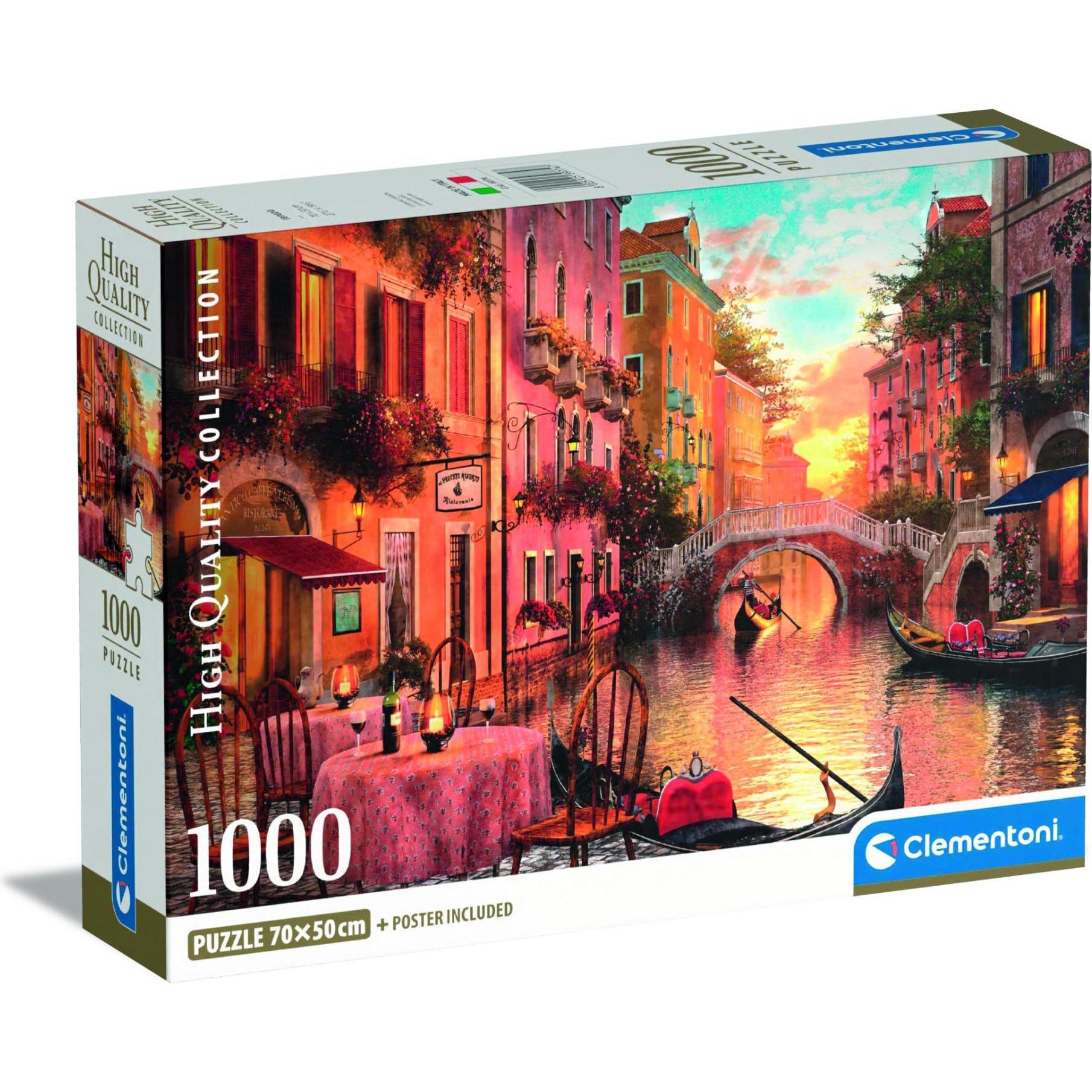 Clementoni Puzzle 1000 Tage Compact Venedig (1000 Teile)