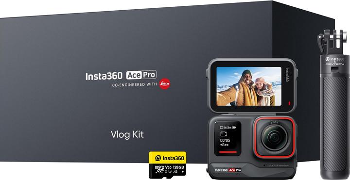 Produktbild Insta360 Ace Pro Vlog Kit (24p, 8K, Bluetooth, WLAN)