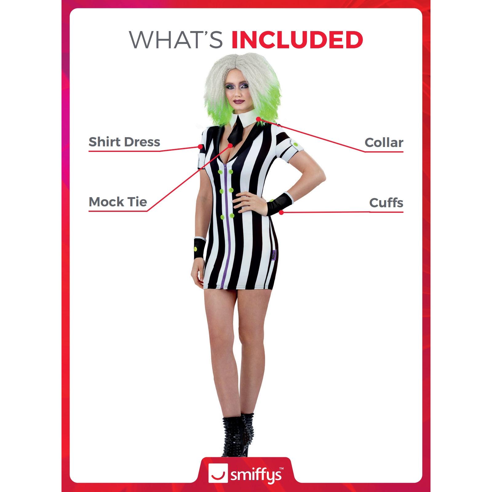 Thumbnail - Smiffys Beetlejuice Kostümkleid für Frauen (L)