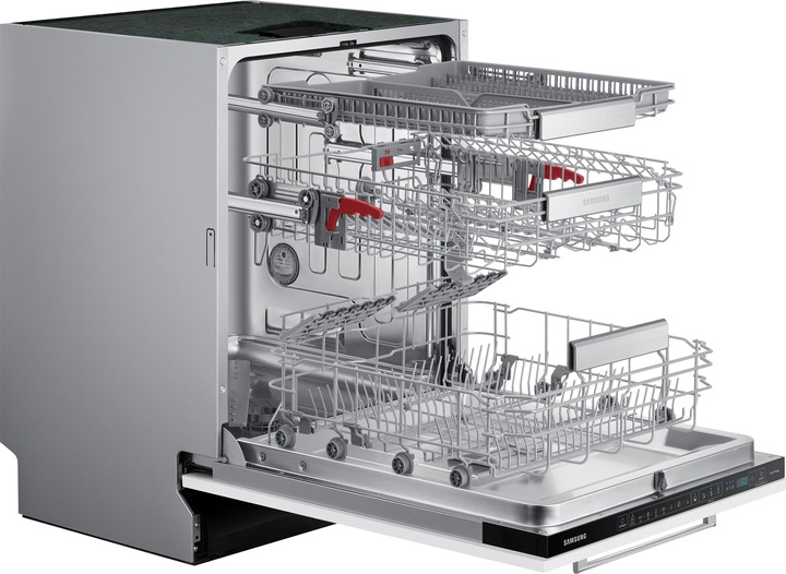 Immagine prodotto Samsung DW60A8070BB Lavastoviglie da incasso a scomparsa totale Serie 8500 14 coperti B Terzo cesto